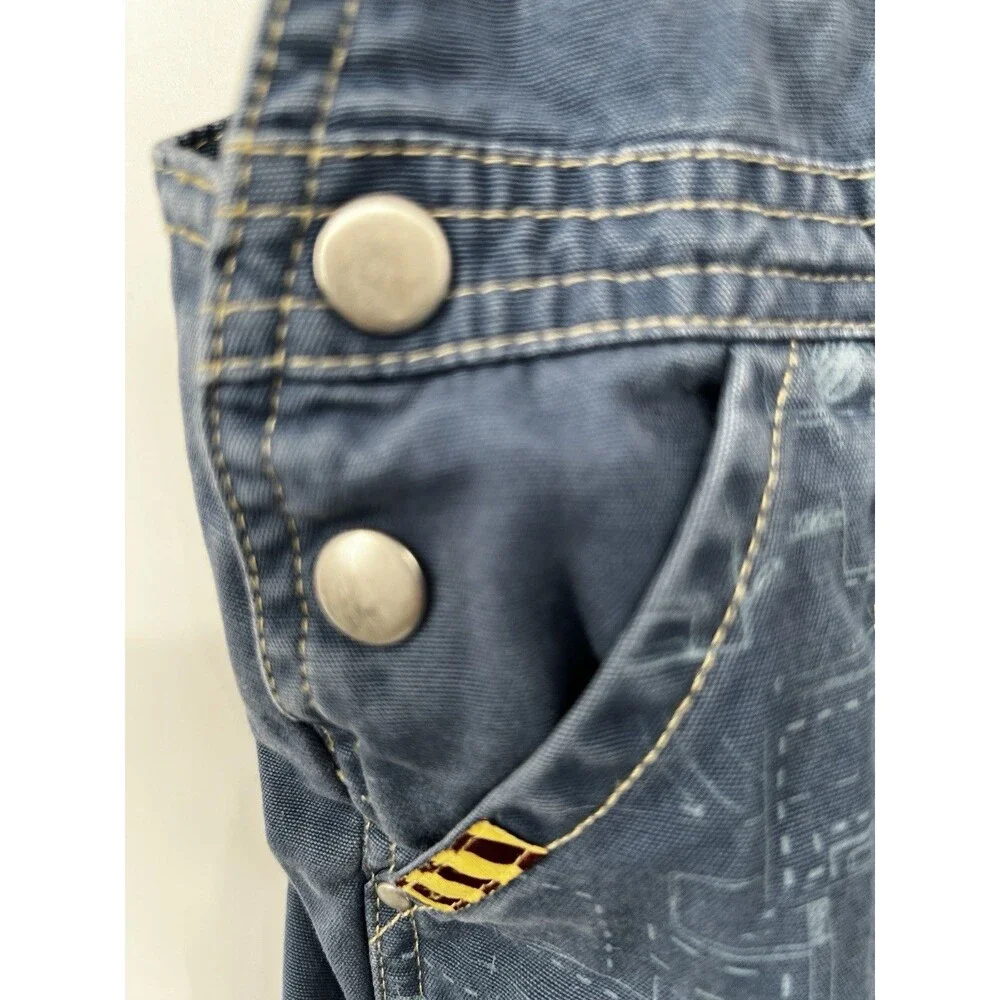 Le Top 24 Months Blue Overalls Embroidered Appliqué construction truck boys